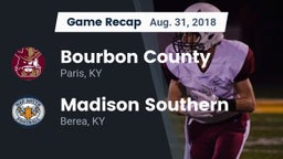 Recap: Bourbon County  vs. Madison Southern  2018