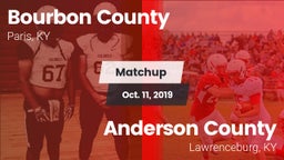 Matchup: Bourbon County High vs. Anderson County  2019