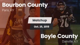 Matchup: Bourbon County High vs. Boyle County  2019