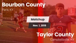 Matchup: Bourbon County High vs. Taylor County  2019