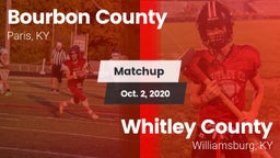 Matchup: Bourbon County High vs. Whitley County  2020
