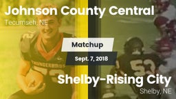 Matchup: Johnson County vs. Shelby-Rising City  2018