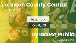 Matchup: Johnson County vs. Syracuse Public  2018