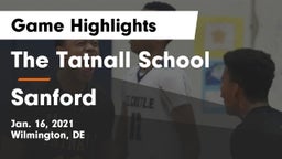 The Tatnall School vs Sanford  Game Highlights - Jan. 16, 2021