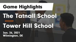 The Tatnall School vs Tower Hill School Game Highlights - Jan. 26, 2021