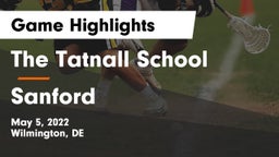 The Tatnall School vs Sanford  Game Highlights - May 5, 2022