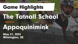 The Tatnall School vs Appoquinimink  Game Highlights - May 21, 2024