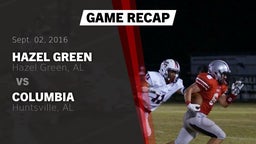 Recap: Hazel Green  vs. Columbia  2016