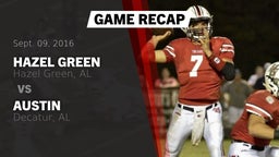 Recap: Hazel Green  vs. Austin  2016