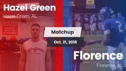 Matchup: Hazel Green High vs. Florence  2016