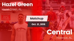 Matchup: Hazel Green High vs. Central  2016