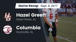 Recap: Hazel Green  vs. Columbia  2017