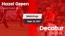 Matchup: Hazel Green High vs. Decatur  2017