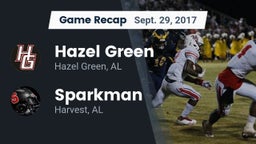 Recap: Hazel Green  vs. Sparkman  2017