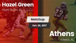 Matchup: Hazel Green High vs. Athens  2017