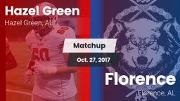 Matchup: Hazel Green High vs. Florence  2017