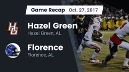 Recap: Hazel Green  vs. Florence  2017
