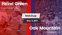 Matchup: Hazel Green High vs. Oak Mountain  2017