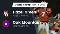 Recap: Hazel Green  vs. Oak Mountain  2017
