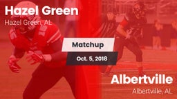 Matchup: Hazel Green High vs. Albertville  2018