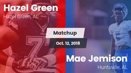Matchup: Hazel Green High vs. Mae Jemison  2018
