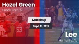 Matchup: Hazel Green High vs. Lee  2019