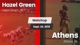 Matchup: Hazel Green High vs. Athens  2019