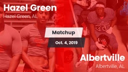 Matchup: Hazel Green High vs. Albertville  2019