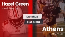 Matchup: Hazel Green High vs. Athens  2020
