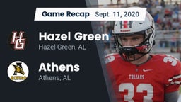 Recap: Hazel Green  vs. Athens  2020