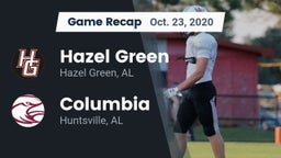 Recap: Hazel Green  vs. Columbia  2020
