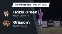 Recap: Hazel Green  vs. Grissom  2020