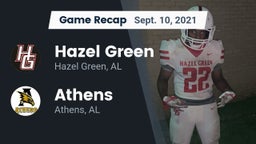 Recap: Hazel Green  vs. Athens  2021