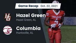 Recap: Hazel Green  vs. Columbia  2021