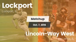 Matchup: Lockport vs. Lincoln-Way West  2016