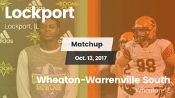 Matchup: Lockport vs. Wheaton-Warrenville South  2017