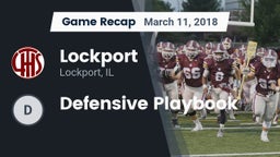 Recap: Lockport  vs. Defensive Playbook 2018