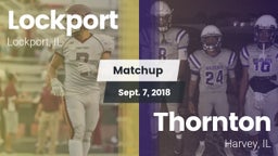 Matchup: Lockport vs. Thornton  2018