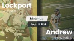 Matchup: Lockport vs. Andrew  2018