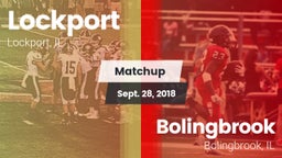 Matchup: Lockport vs. Bolingbrook  2018
