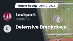 Recap: Lockport  vs. Defensive Breakdown 2022