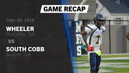 Recap: Wheeler  vs. South Cobb  2016