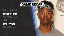 Recap: Wheeler  vs. Walton  2016