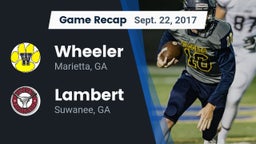 Recap: Wheeler  vs. Lambert  2017