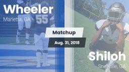 Matchup: Wheeler  vs. Shiloh  2018