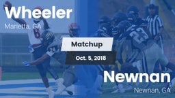 Matchup: Wheeler  vs. Newnan  2018