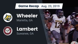 Recap: Wheeler  vs. Lambert  2019