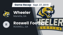 Recap: Wheeler  vs. Roswell Football 2019