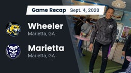 Recap: Wheeler  vs. Marietta  2020