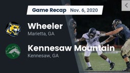 Recap: Wheeler  vs. Kennesaw Mountain  2020